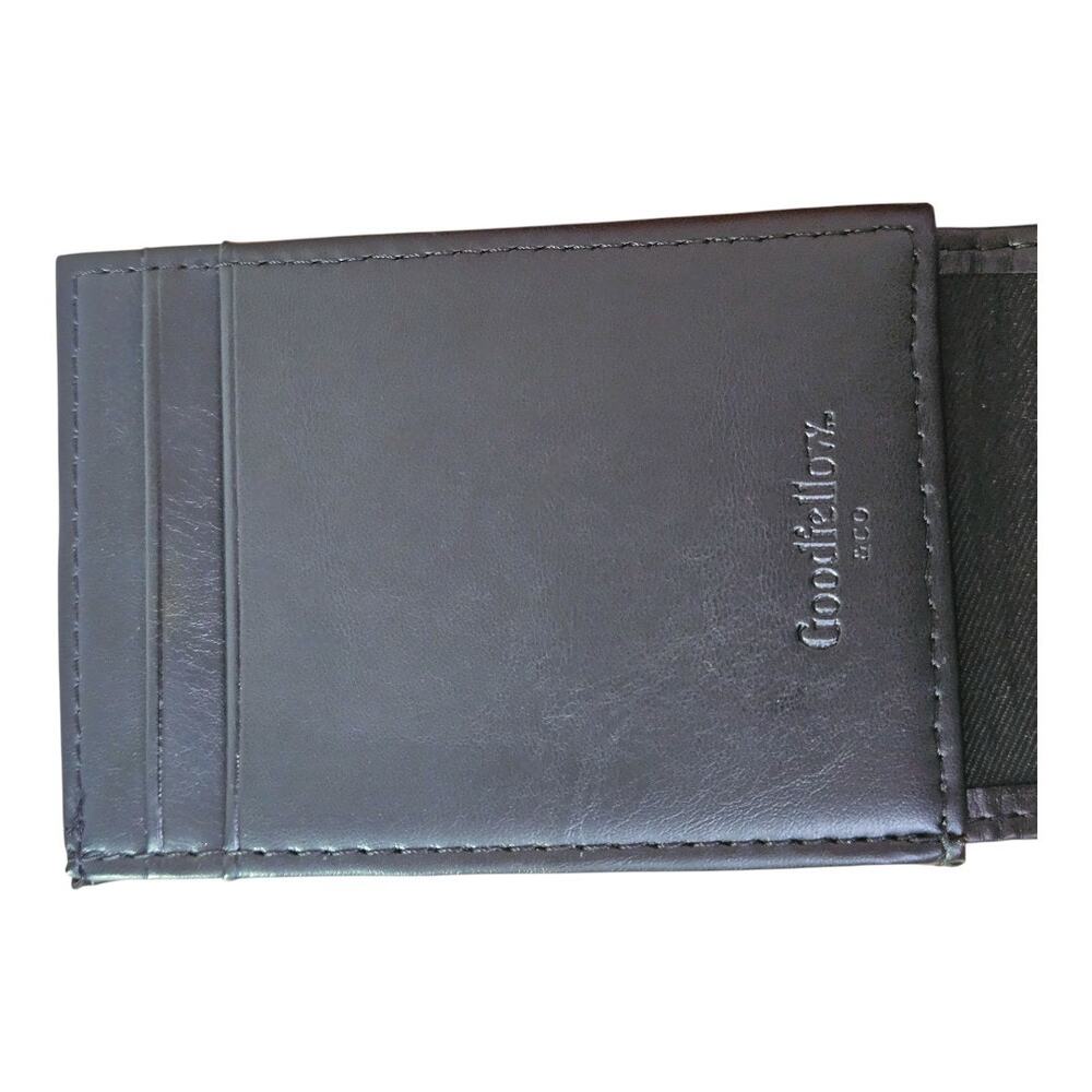 NWOT Men's Goodfellow & Co. Black RFID Wallet Card Case in Black